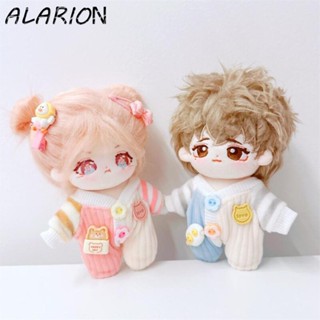 Quần áo búp bê Cotton ALARION 10cm, Bộ áo liền quần búp bê ngôi sao, Bộ đồ bò chéo búp bê Onesuit Kawaii Không có thuộc tính Quần áo búp bê 10cm / 15cm Búp bê bông thần tượng