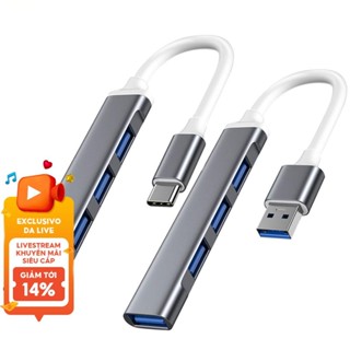 Bộ Chia 4 Cổng usb c hub 3.0 type c 3.1 Cho xiaomi lenovo macbook pro 13 15 air pro pc
