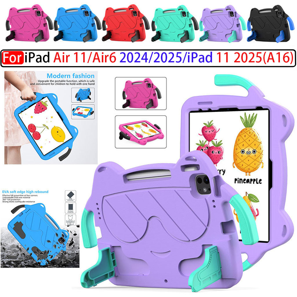 Dành Cho iPad 11 2025 A16 iPad Air 11 2024 2025 M3 M2 Air6 Air 6 2024 11inch Thân Thiện Với Trẻ Em T