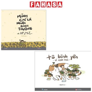  Combo Sách Tô Bình Yên Vẽ Hạnh Phúc + Mình Chỉ Là Người Bình Thường  Bộ 2 Cuốn  - Tái Bản 