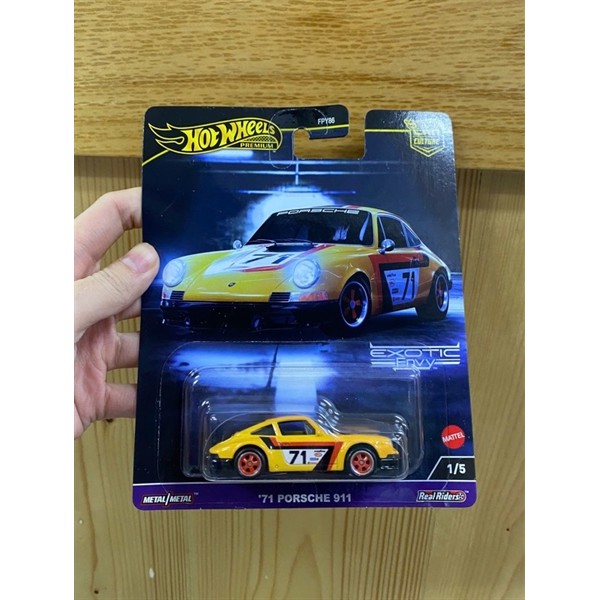 Xe mô hình HKC80 Hot Wheels Premium Car Culture Exotic Envy '71 Porsche 911