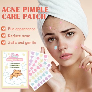 Soug Màu Sắc Dễ Thương Hydrocolloid Acne Patch Bear Star Acne Patch