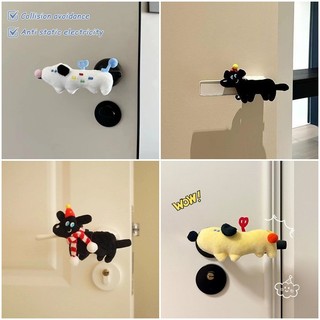 Phim Hoạt Hình Ốp Lưng Hình Chó Dễ Thương Bảo Vệ Tay Nắm Cửa 3D Búp Bê Tay Cầm Đồ Dùng Gia Đình