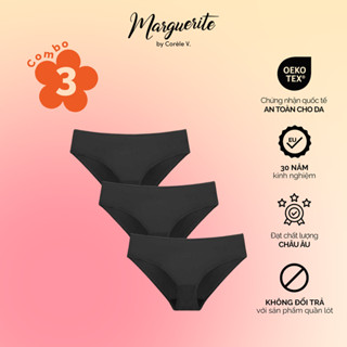 [XẢ KHO QUẦN SIZE S/L - COMBO 3 TIẾT KIỆM] quần lót nữ cạp thấp CORÈLE 03044 dáng basic chuẩn an toàn OEKO-TEX