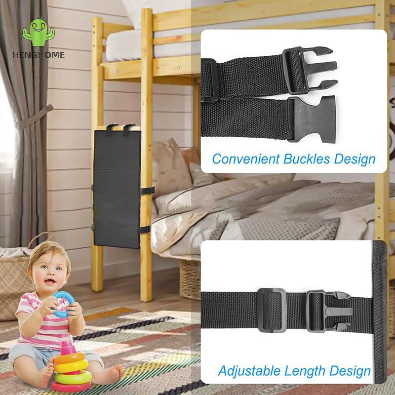 Henghome Bunk Bed Ladder Cover Bunk Bed Ladder Lock Bunk Bed Ladder Pad để ngăn ngừa trẻ em leo than