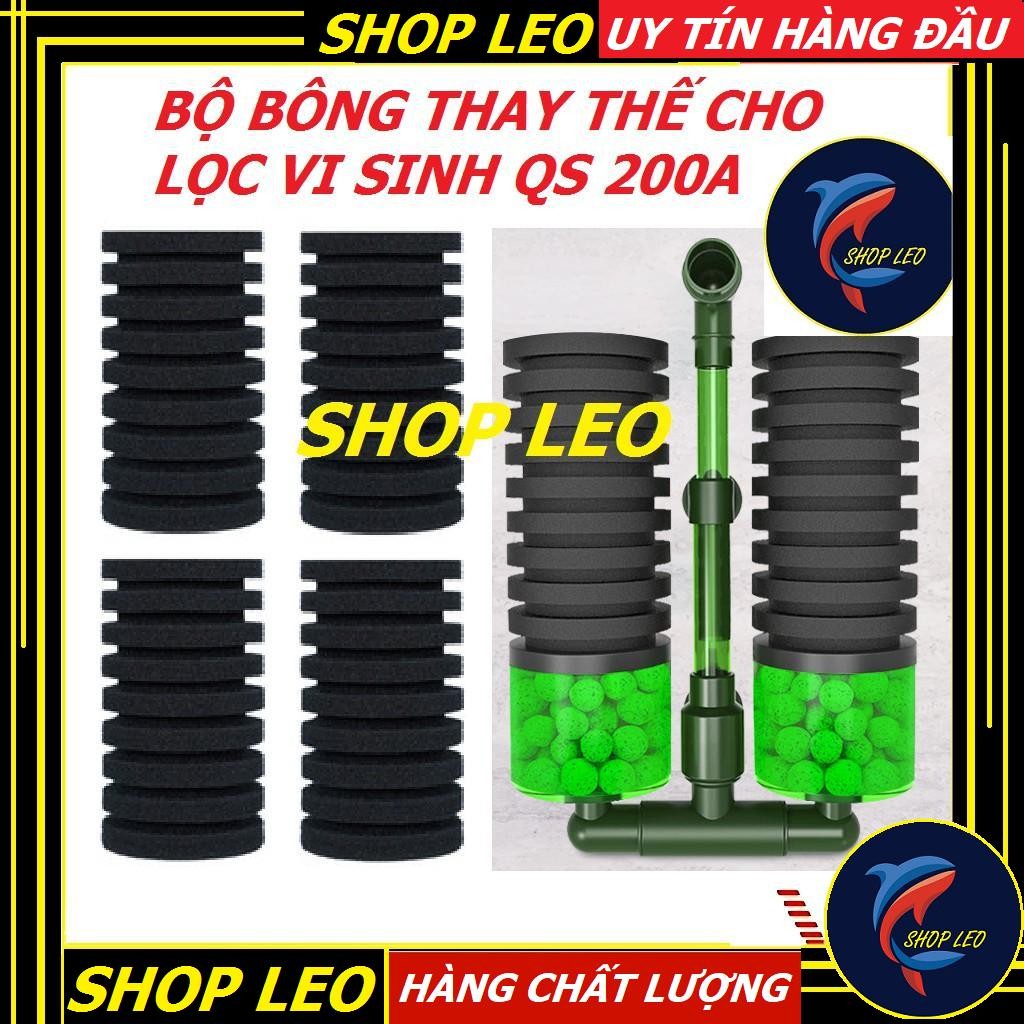 Bông thay thế cho LỌC QANVEE QS 100A/200A- LỌC VI SINH QS100A/200A - LỌC BỂ CÁ GIÁ RẺ