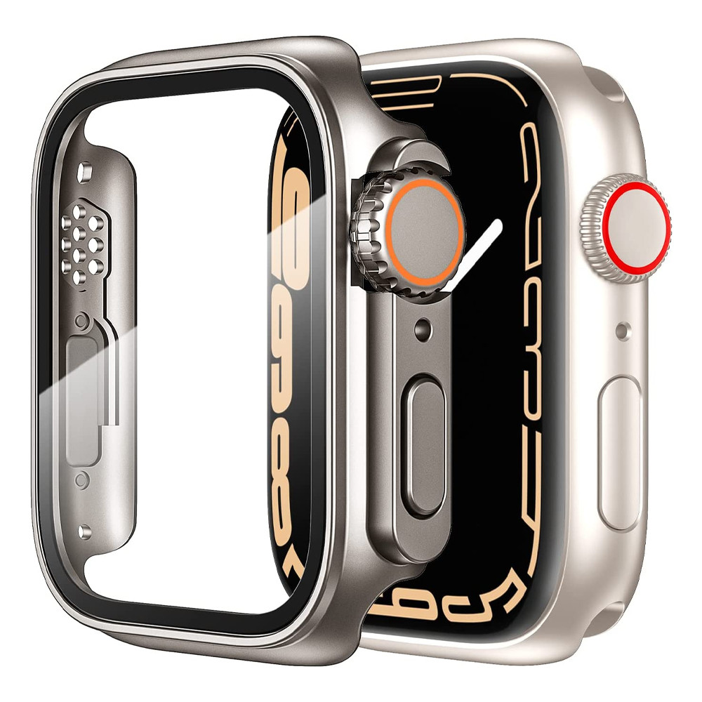 Thay đổi sang Ultra 49mm Bảo vệ màn hình cho Apple Watch Case 40mm 44mm 45mm 41mm Vỏ PC + Phim thủy 