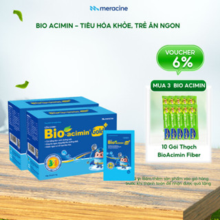 Combo 2 Cốm vi sinh Bio acimin Gold hỗ trợ trẻ ăn ngon tự nhiên bổ sung vi chất và các amin thiết yếu hộp 30 gói