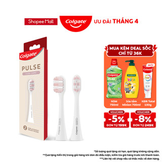 Bộ 2 Đầu thay Bàn chải điện Colgate PULSE và 33 chế độ - Chăm sóc nướu tối ưu