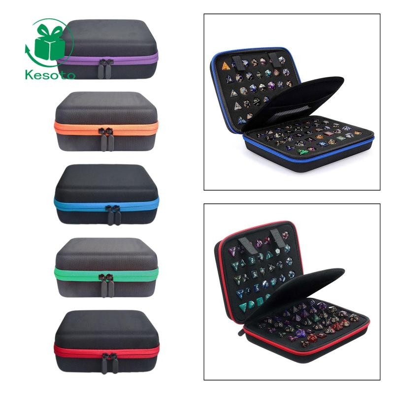 Hộp đựng Kesoto Dices chứa tới 70 Dices Túi đựng xúc xắc lưới đa năng