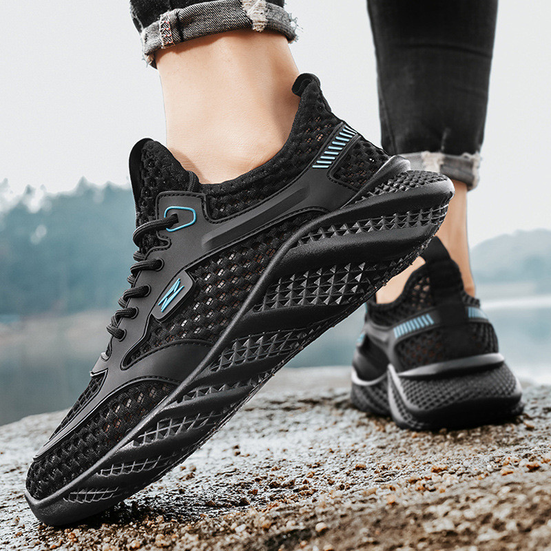 🔥Còn hàng🔥Giày Sneaker Nam Lưới thoáng khí Đáy mềm chống trượt(39-44)
