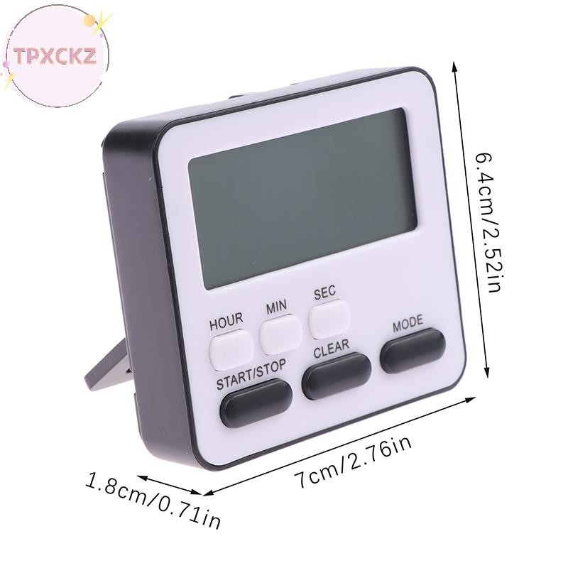 Tpxckz Màn Hình Kỹ Thuật Số Nấu Ăn Đồng Hồ Báo Thức Nhà Bếp Hẹn Giờ Ngủ Đồng Hồ Hẹn Giờ Nhà Hẹn Giờ Nhắc Nhở Đồng Hồ Báo Thức VN