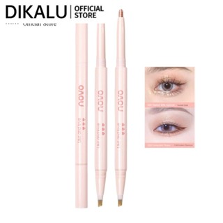 Bút kẻ mày hai đầu NOVO Bút kẻ mày đa chức năng Delicate Fine Flash làm sáng tự nhiên lâu trôi Mỹ phẩm trang điểm mắt beautysecret1