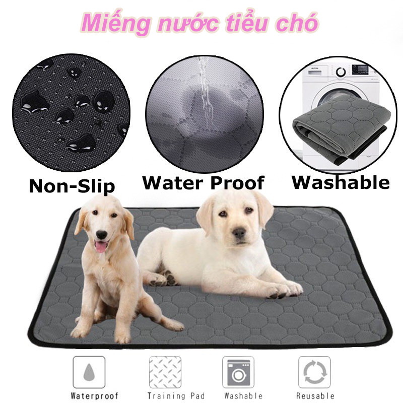 Thảm đi vệ sinh cho chó mèo có thể tái sử dụng nhiều lần，Thảm chống thấm giá cả phải chăng, dễ sử dụng cho vật nuôi