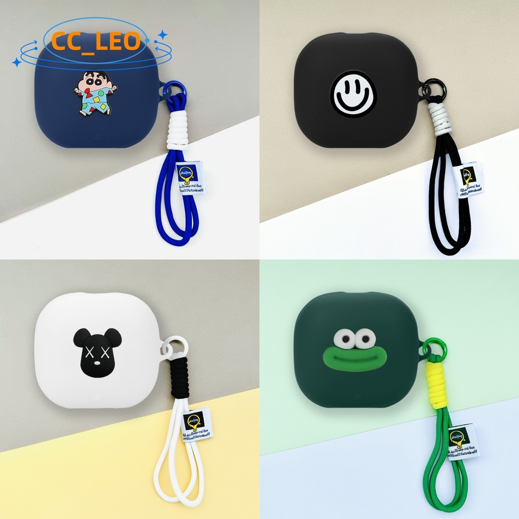 For Anker Soundcore Liberty 4 Pro Case Cute Snoopy Mario Lanyard Pendant Charm Soundcore Liberty 4 P