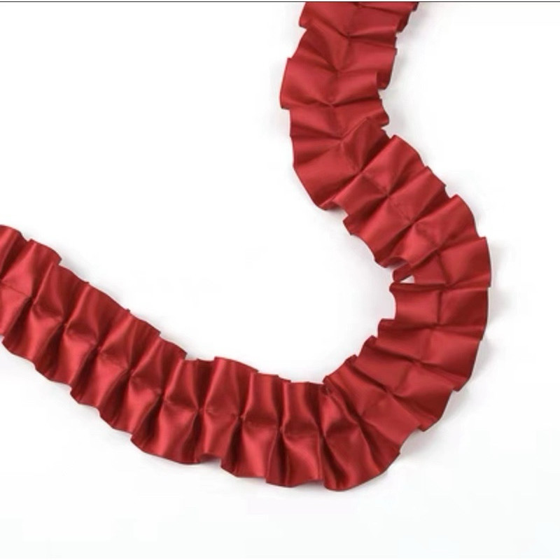 VẢI VOAN BÈO XẾP LY 4CM x 4M (5YARD)