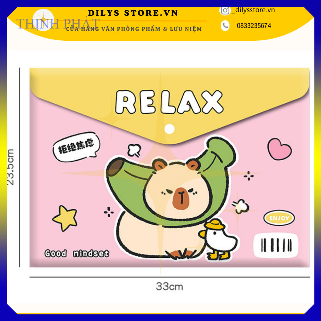 2 Bìa sơ mi A4,bìa nút,bìa cây, bìa gáyA4 capybara nhiều mẫu (GIÁ TẠI KHO) (vpp Thinhphat)