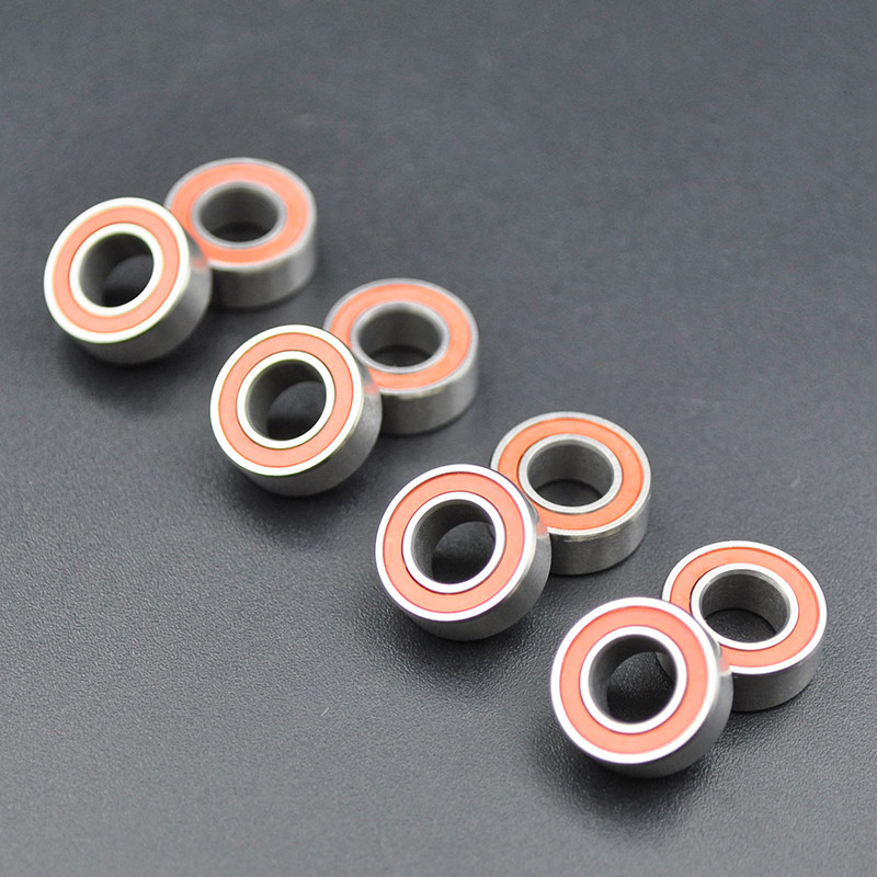 Tốc độ cao 2 chiếc Vòng bi gốm lai SMR105 Thép không gỉ MR105 2RS 1050 5x10x4mm Đường kính trong 5mm