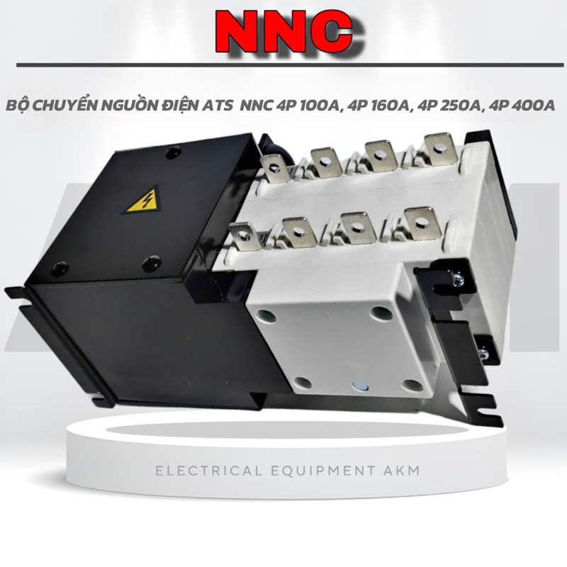 Bộ chuyển nguồn điện ATS NNC 4P  100A, 4P 160A, 4P 250A, 4P 400A-  ĐỊNH ĐIỆN ELECTRICAL
