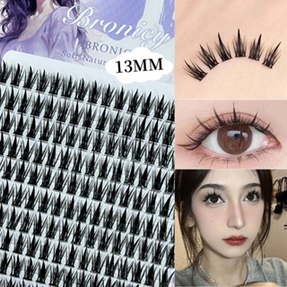 Lông mi tai lúa mì 10 hàng công suất lớn lông mi giả đầu tháp tự nhiên dày đặc trên gương lông tranh