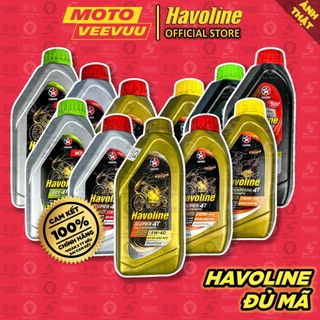   MTVV  Dầu nhớt số CALTEX HAVOLINE ĐỦ MÃ 5W40 15W40 20W50 10W40 800ml 1 Lít Xe Số Xe Ga Khoáng Tổng hợp <END> 