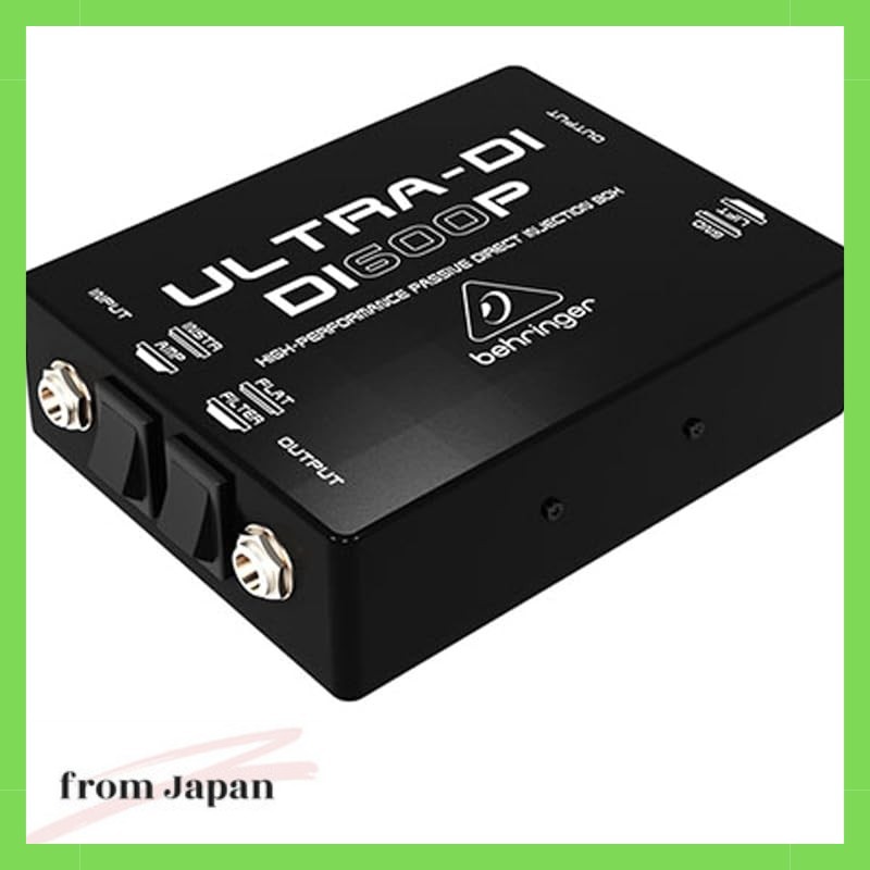Behringer DI Direct Box Passive Type OT2 Transformer-equipped, Connectable to Maximum 3000W Amp DI60