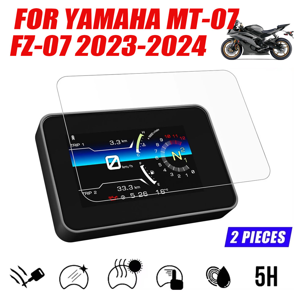 Dành Cho YAMAHA MT 07 MT07 2023 2024 Bảng Điều Khiển Bảo Vệ Màn Hình FZ-07 MT-07 Nhạc Cụ Phim MT07 2