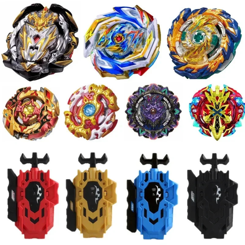 Beyblade Burst B-173 Infinite Achilles B-172 World Spriggan Metal Đồ chơi trẻ em Bộ phát gói đơn