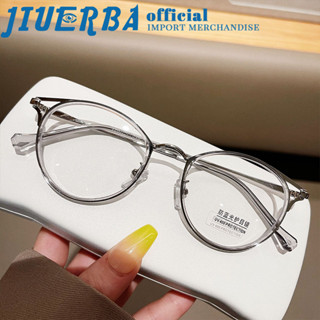[Cận thị 0,5 đến -4,00 độ] JIUERBA Kính bảo vệ bức xạ Kính mắt mèo thời trang, Kính cận thị chống ánh sáng xanh cho nam và nữ