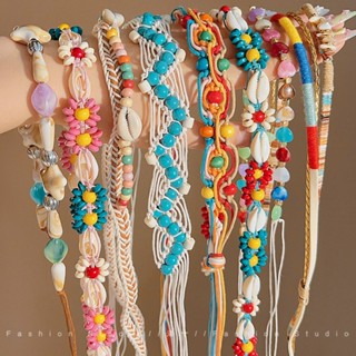 Dây thắt lưng dệt tay Bohemian Thắt lưng nữ phong cách dân tộc cổ điển