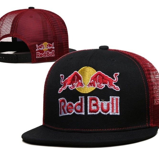 2023 Red Racing Extreme Sports F1 Racing Mũ bóng chày Mũ vành phẳng Mũ lưới ngoài trời Mũ Hip Hop