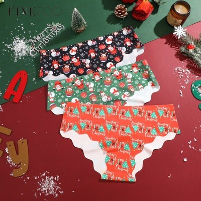 Finetoo Liền Mạch Bozzled Quần Lót Với Cotton Đáy Quần Lót Nữ Quần Lót Gợi Cảm Quà Tặng Giáng Sinh