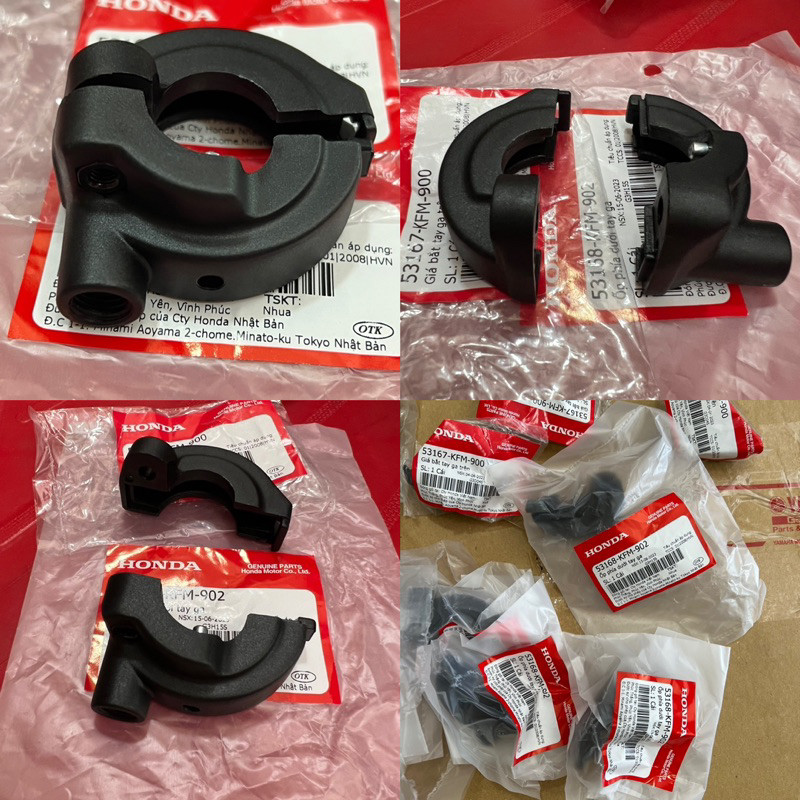 cùm nhựa giữ dây ga,cùm tay ga cho các xe honda xài 1 dây ga ,Waves /S110/Wave Rsx110/Airblade 110/1