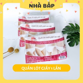 Sét 5 Quần Lót Giấy ⚡LOẠI ĐẸP⚡ Dùng 1 Lần (5 Chiếc / 1 Gói) Đủ Size L XL XXL