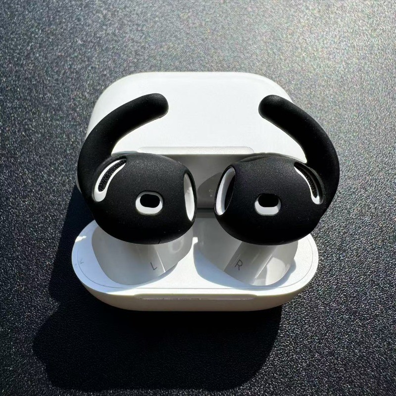 3 cặp, Đầu móc tai chống rơi cho AirPods 4 và AirPods Pro 2 Series mới, Vỏ bọc tai thể thao bằng silicon chống trượt Phụ kiện Tương thích với tai nghe AirPod Pro 3
