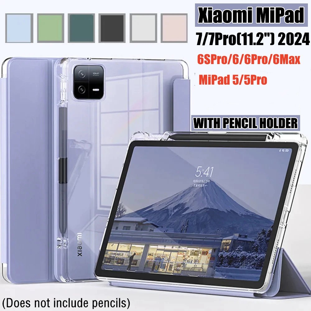 2024 MiPad 7 11.2 "Ốp Lưng Trong Suốt Cho Xiaomi Pad 6S Pro Mi Pad 6 / 6Pro / Mi Pad 5 / 5 Pro Bút C