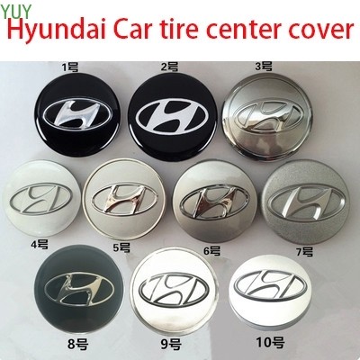 4 Chiếc Hyundai Sonata Elantra Lốp Trung Tâm Bánh Xe Trung Tâm Nắp Bao Xe Biểu Tượng Logo 60mm 63mm 