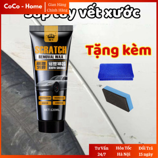  Sáp tẩy xoá vết xước xe ô tô đánh bóng vết trầy sơn kem tẩy vết xước oto xóa vết xước xe máy Gia Dụng CoCo - TVX03 