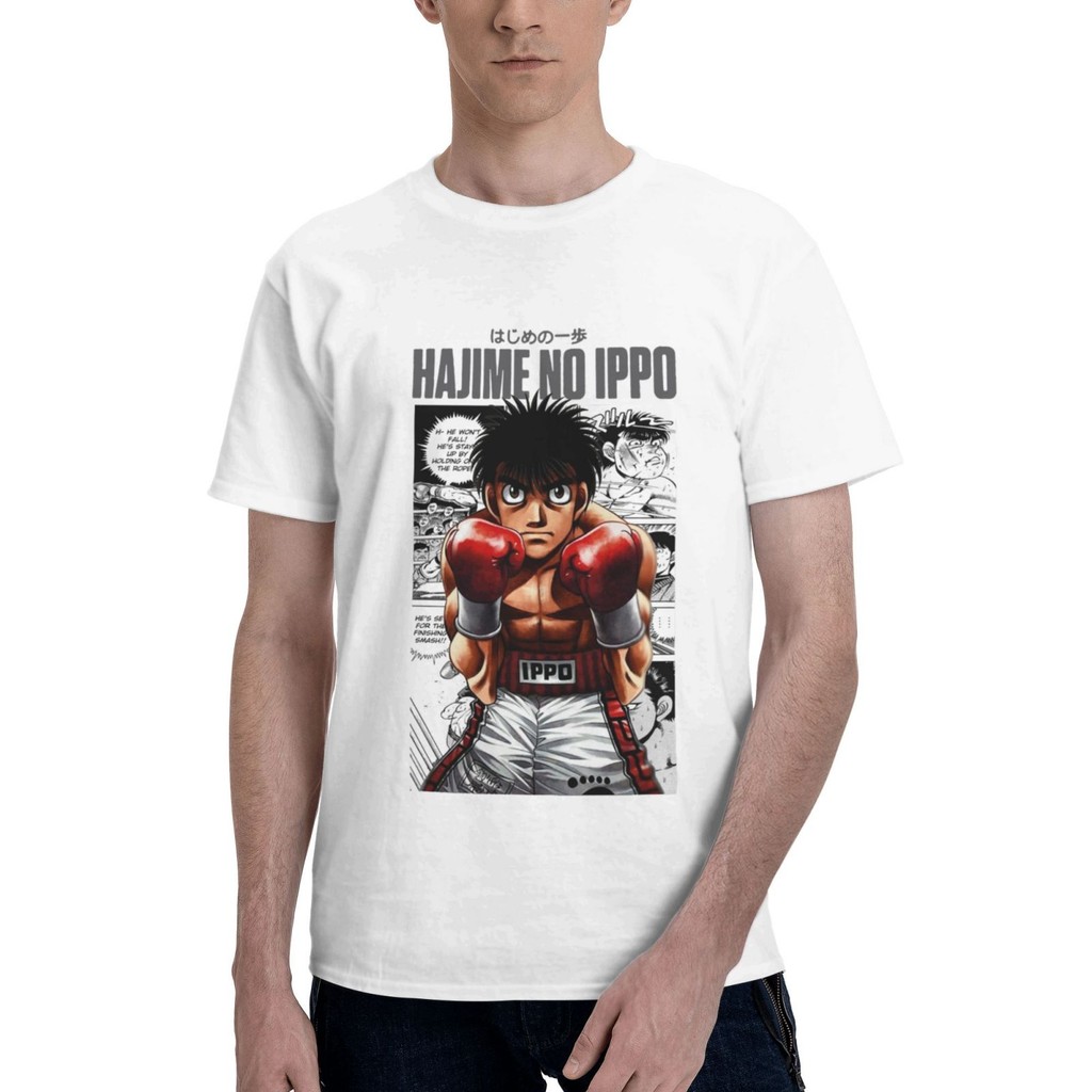 Áo thun nam Hajime No Ippo Boxer tay ngắn, mát mẻ mùa hè