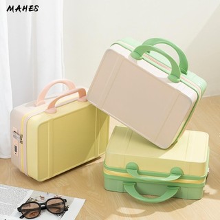 MAHES Vali du lịch, Vali cầm tay du lịch 14 inch, Hộp hành lý tổ chức dây kéo Mini chất lượng cao dành cho nữ