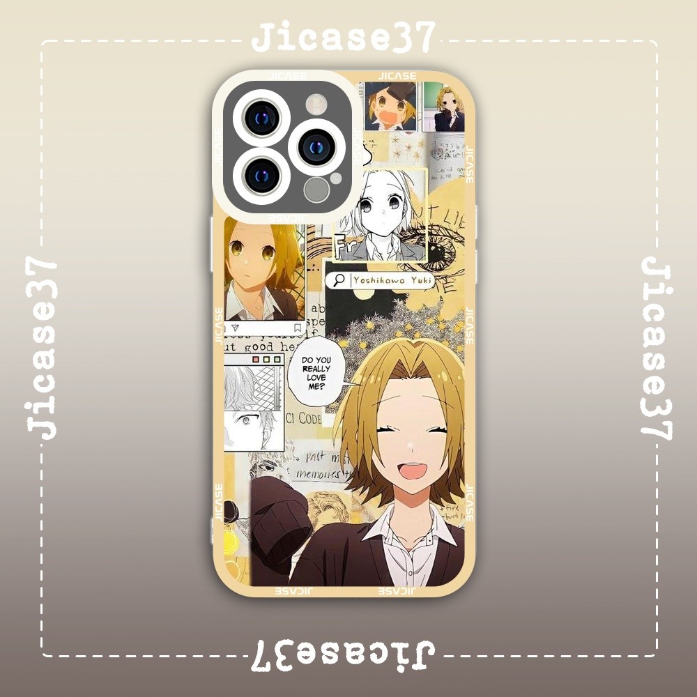 Ốp lưng iPhone Cạnh Vuông Samsung Xiaomi Oppo Anime Horimiya nhân vật Yuki Yoshikawa
