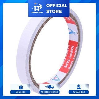 Băng dính 2 mặt 1cm, 2cm dài 8m