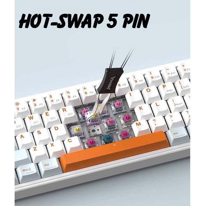 Bàn phím cơ không dây MONKA 3067 Pro V2 - Có Hotswap - Mạch xuôi - App tùy chỉnh, LED RGB | BigBuy360 - bigbuy360.vn