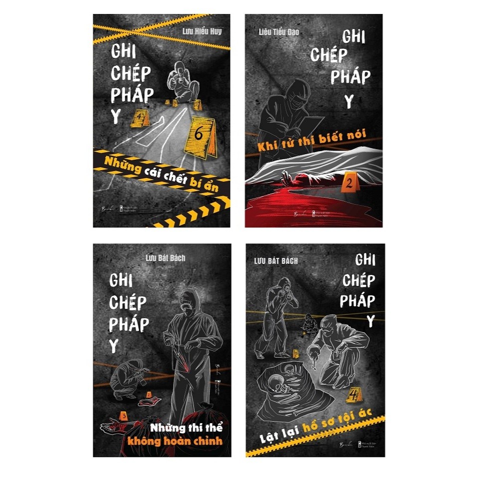 Lẻ/Combo Sách Ghi Chép Pháp Y (AZ)