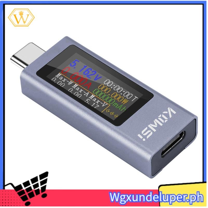 Đồng hồ đo công suất máy đo USB C KOWSI, Đồng hồ vạn năng kỹ thuật số với màn hình màu lớn, Máy kiểm