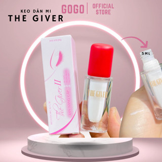 (4ml chai trắng )Keo dán mi The Giver bản II gắn mi giả mi gân trong, mi chùm an toàn dễ sử dụng