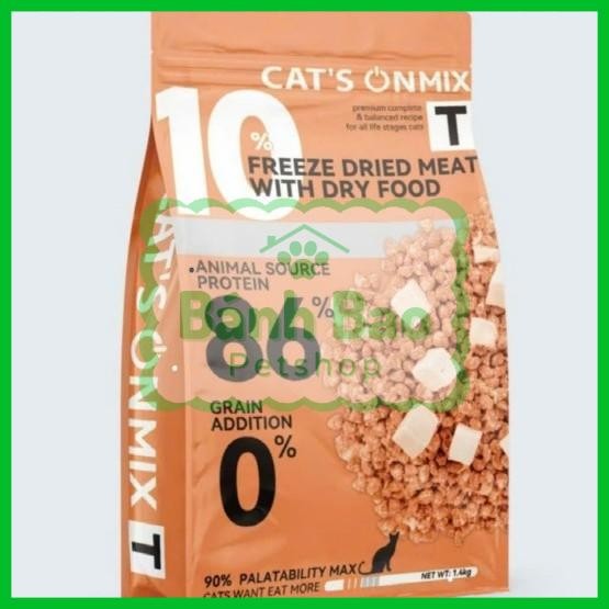 Hạt Cat's On Mix R Túi 1,4kg - Hạt Cats On Thơm Ngon Dành Cho Mèo