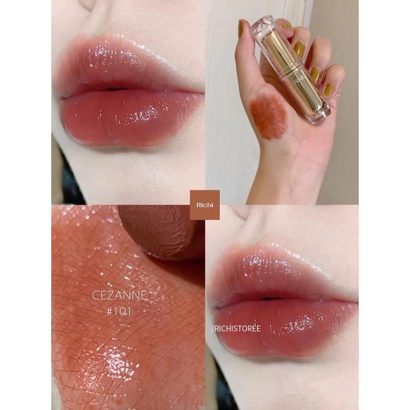 Son dưỡng có màu Cezanne Lasting Lip Gloss 101 105 504 401