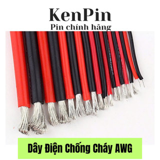  Dây Điện Silicon Chịu nhiệt AWG 14awg 16awg 18awg 20awg 22awg 24awg 26awg 28awg 30Awg Chịu Dòng Cao DT02 KENPIN 