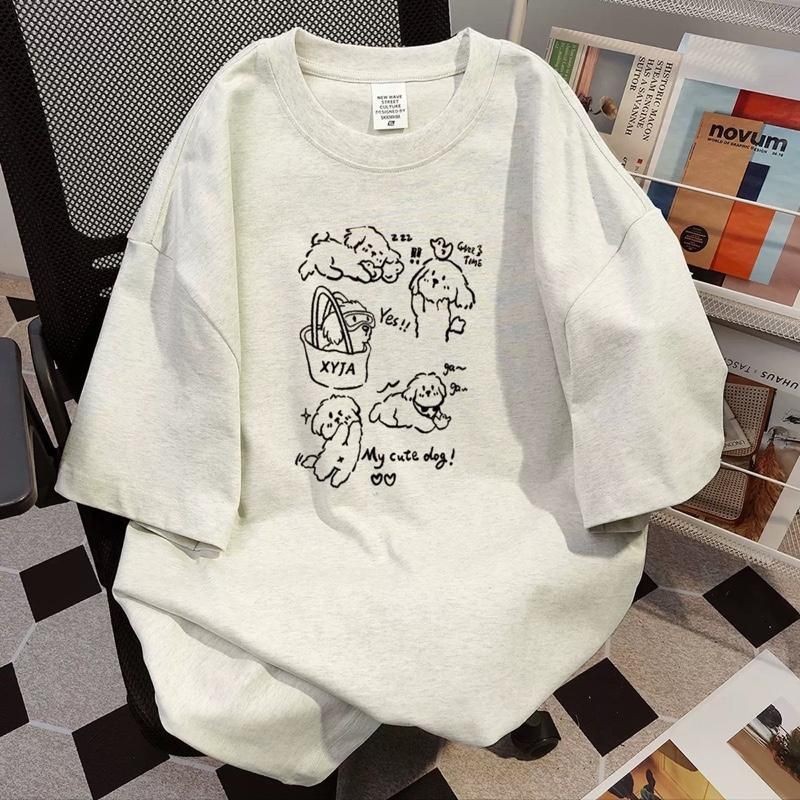 Áo thun nữ ,áo phông nữ form rộng chất cotton thấm hút mồ hôi mẫu skk | BigBuy360 - bigbuy360.vn